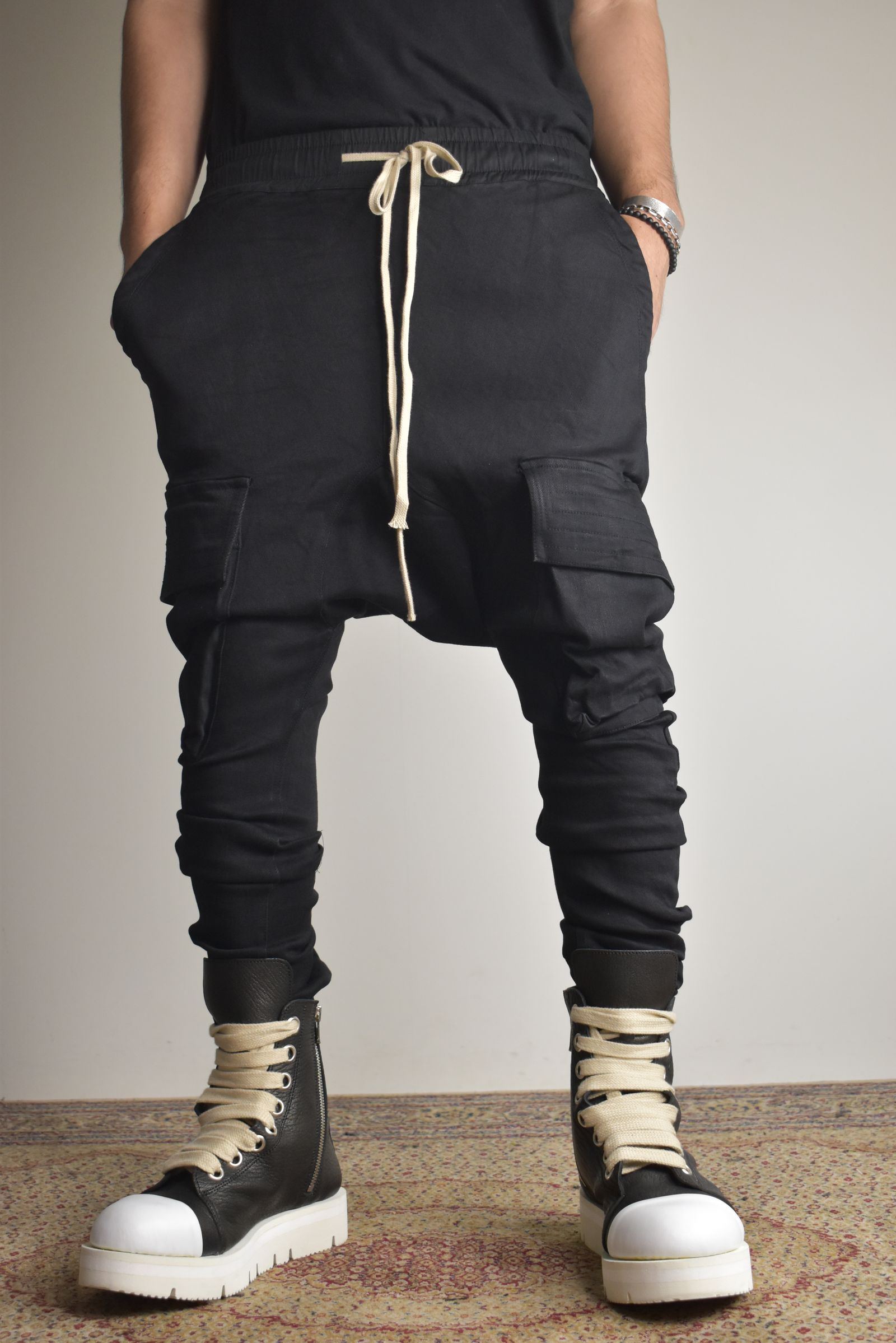 Cargo Sarouel Skinny"Black" / カーゴサルエルスキニー"ブラック"