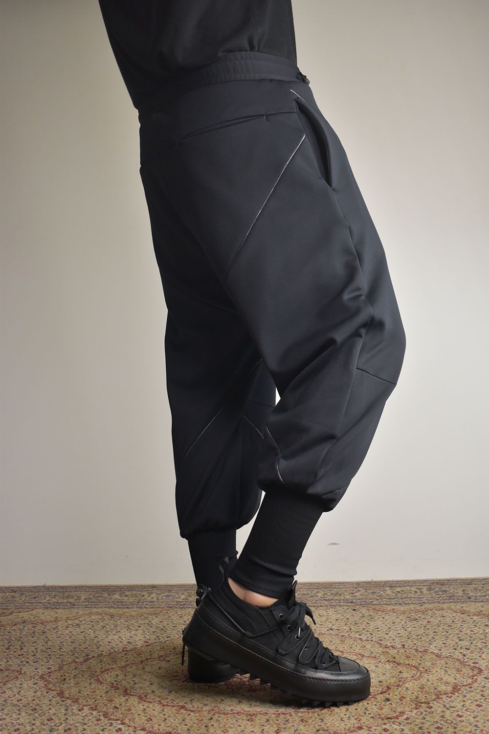 Balloon Jersey Pants"Black" / バルーンジャージーパンツ"ブラック"