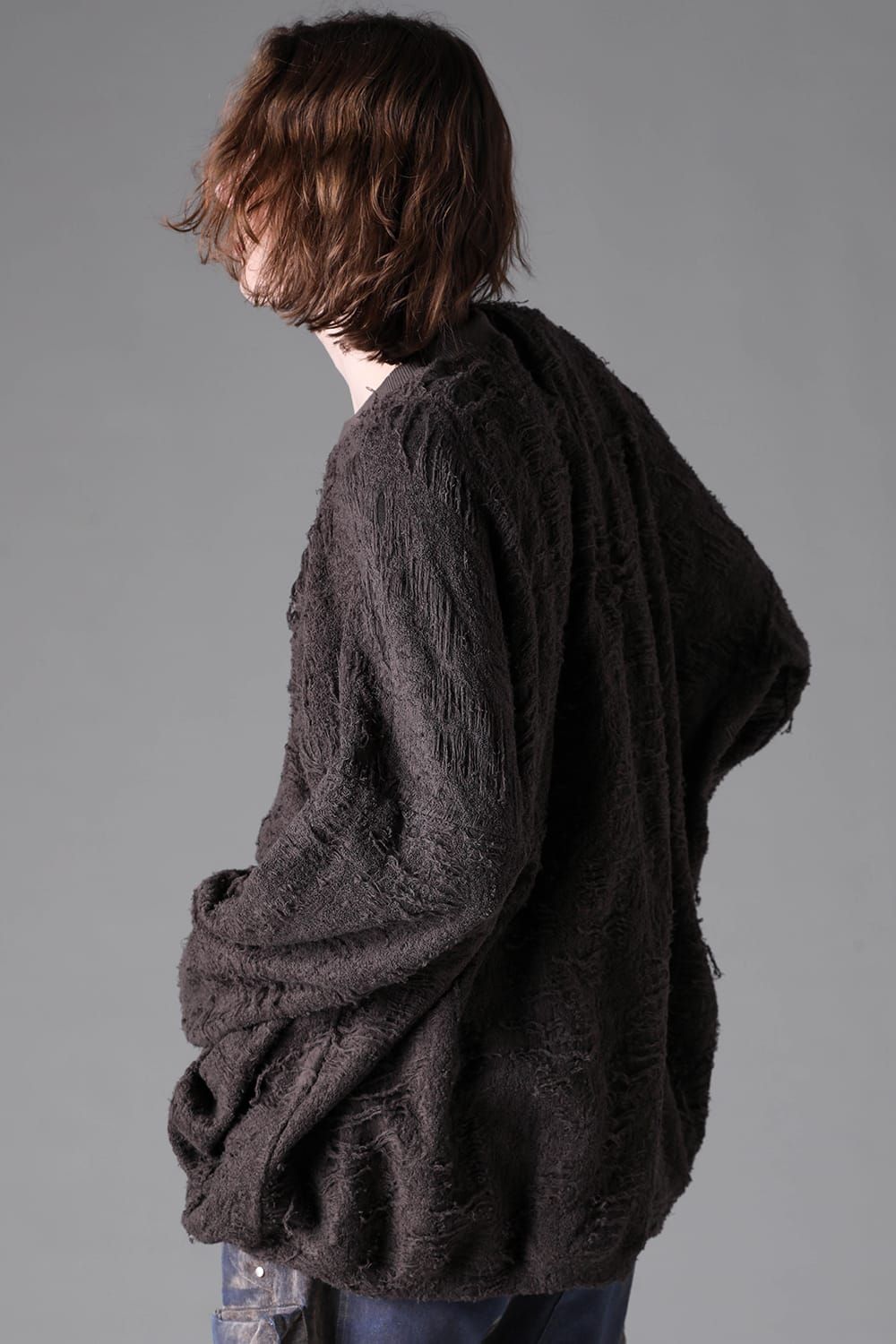 《2026AW先行予約》Extreme Over Sized Pullover"Black / Khaki" / エクストリームオーバーサイズプルオーバー"ブラック/カーキ"