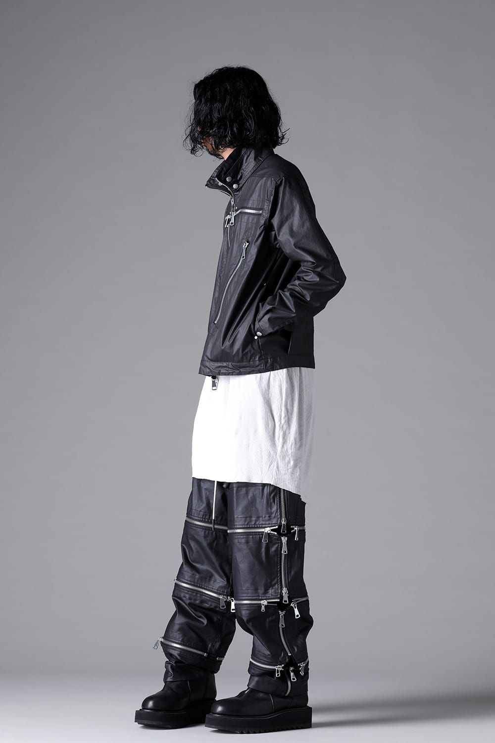 《2026SS先行予約》Coating Zip Blouson"Black" / コーティングジップブルゾン"ブラック"