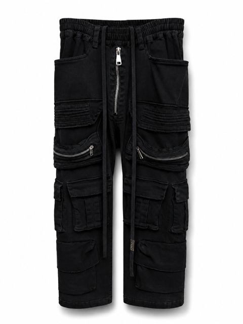 《2027SS先行予約》Sarrouel Flare Pants"Black" / サルエルフレアパンツ"ブラック"