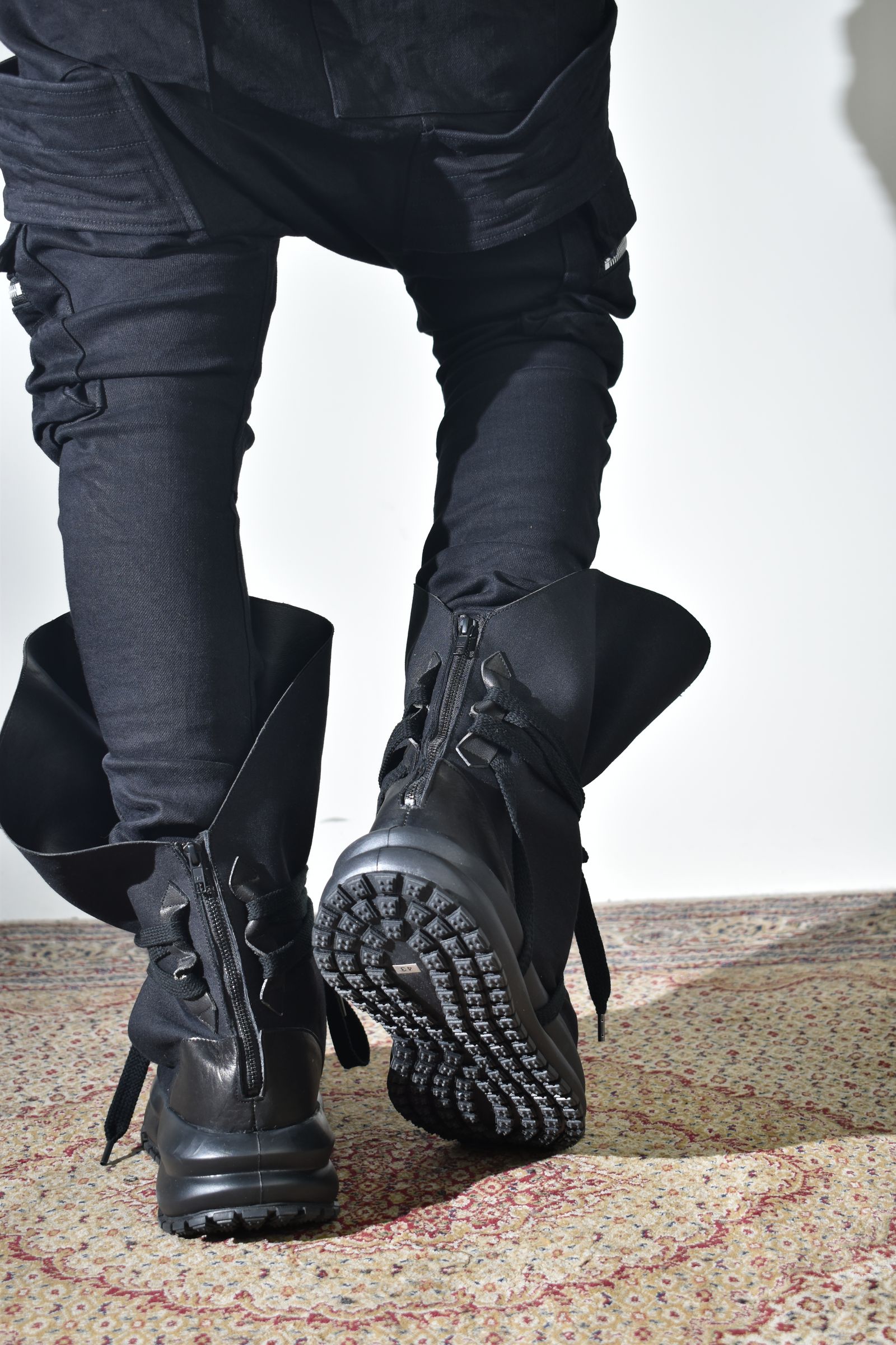 Magarimono collabo Sack Boots"Black" / MAGARIMONO コラボ サックブーツ"ブラック"