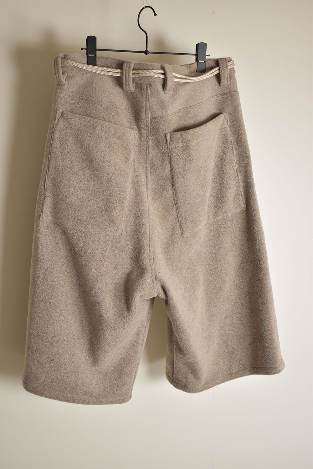 Fleece Over Cropped Pants"Beige"/フリースオーバークロップドパンツ"ベージュ"