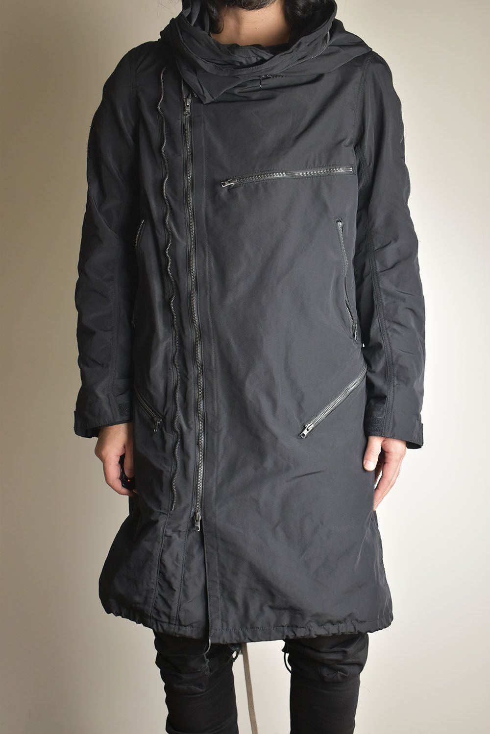 Multi Zip Military Parka Coat"Black" / マルチジップミリタリーパーカーコート"ブラック"