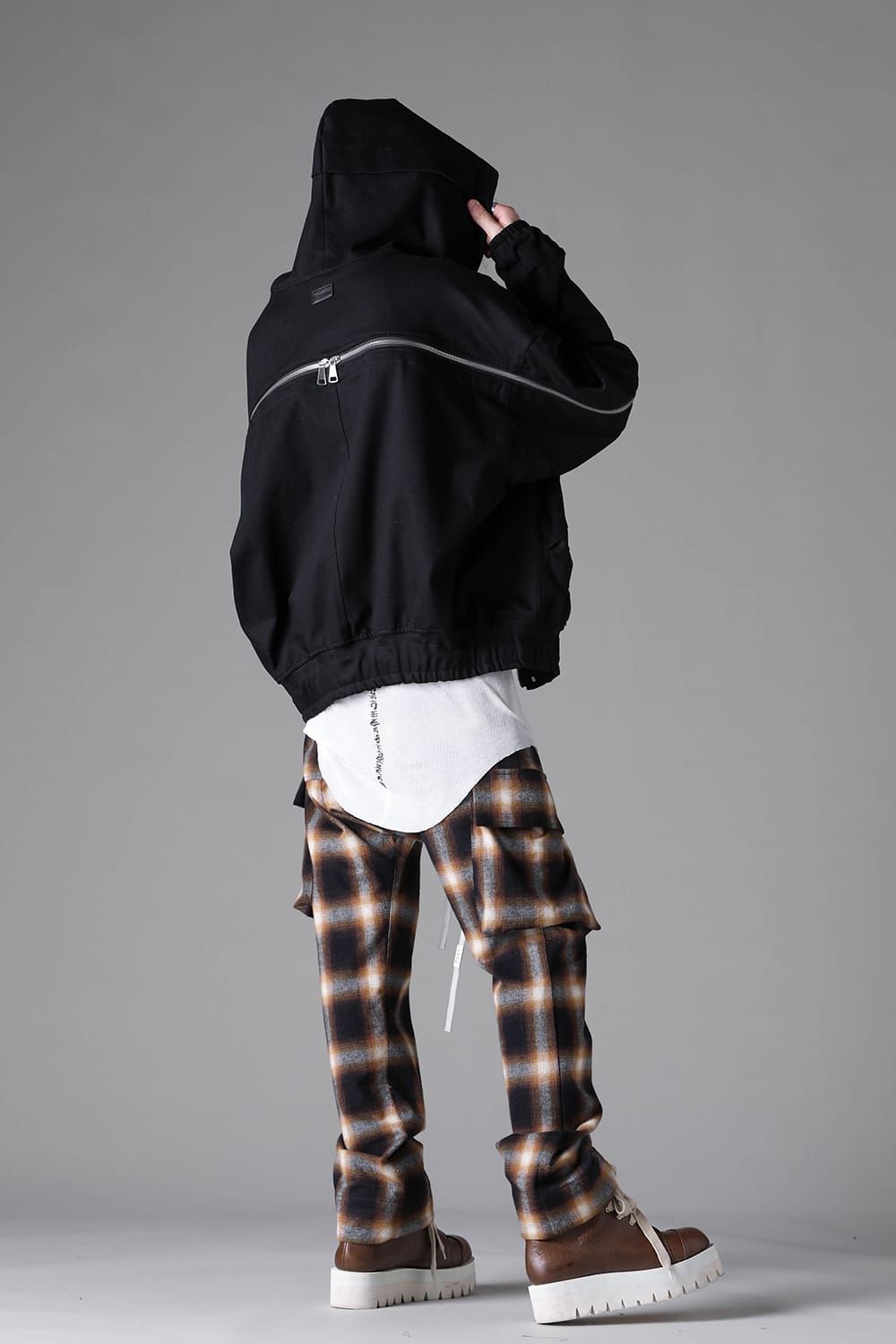 《2026AW先行予約》Denim Zip Hoodie Blouson"Black" / デニムジップフーディブルゾン"ブラック"