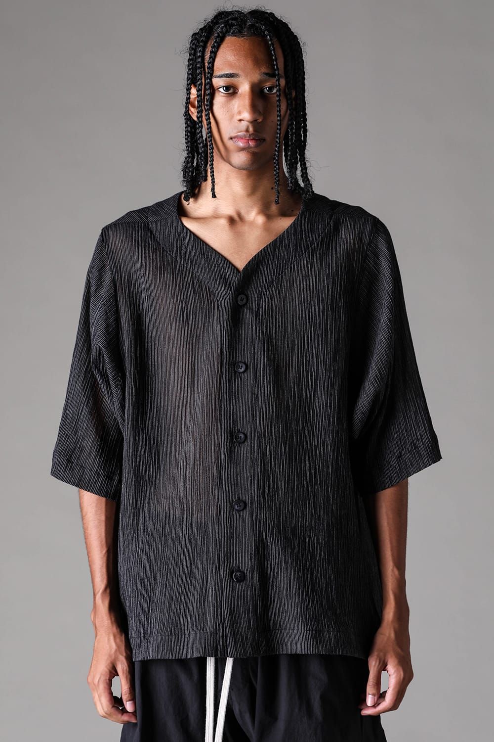 《2027SS先行予約》Over Sided KIMONO Base Ball Shirts"Black Stripe / White Stripe / Brown Stripe" / オーバーサイズキモノベースボールシャツ"ブラックストライプ / ホワイトストライプ /ブラウンストライプ"