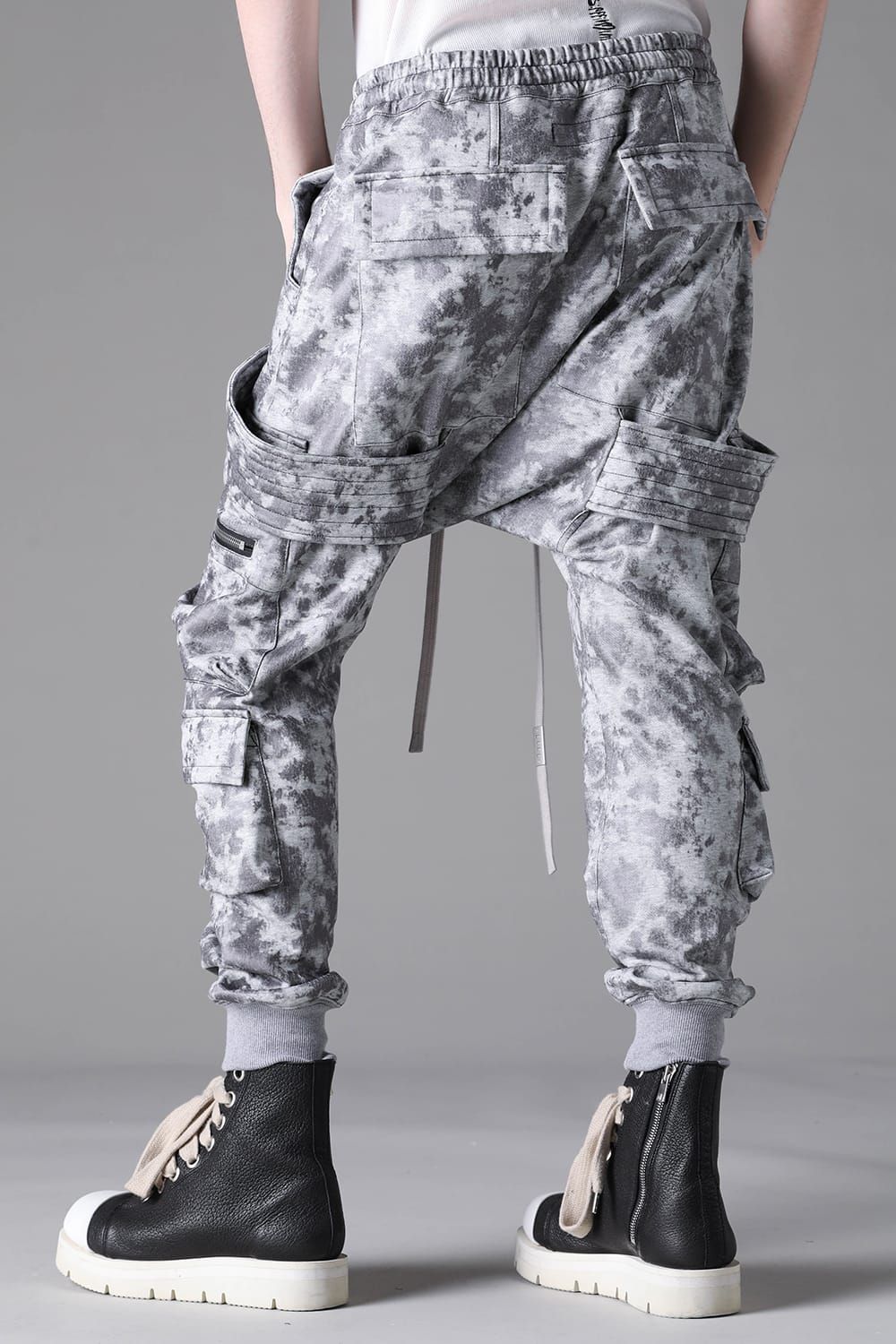 《2026AW先行予約》Sweat Belt Cargo Sarrouel Easy"L.Grey" / スウェットベルトカーゴサルエルイージー"ライトグレー"