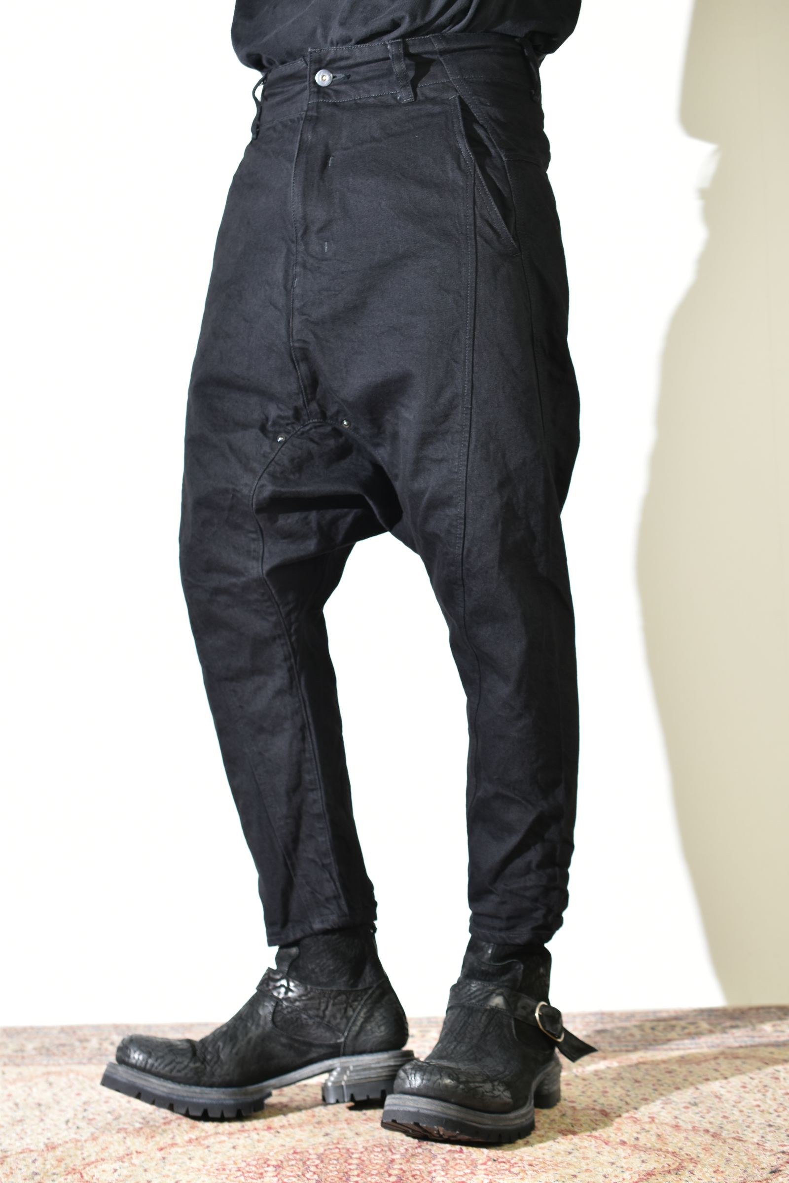 Sarrouel Denim Pants "Black" / サルエルデニムパンツ "ブラック"