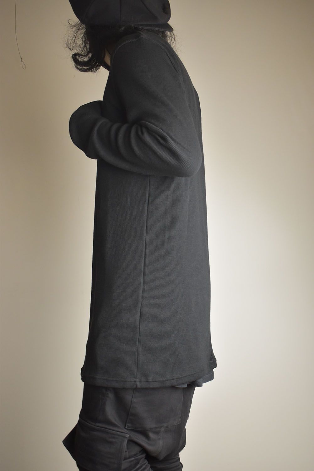 Crew Neck Top"Black" / クルーネックトップ"ブラック"