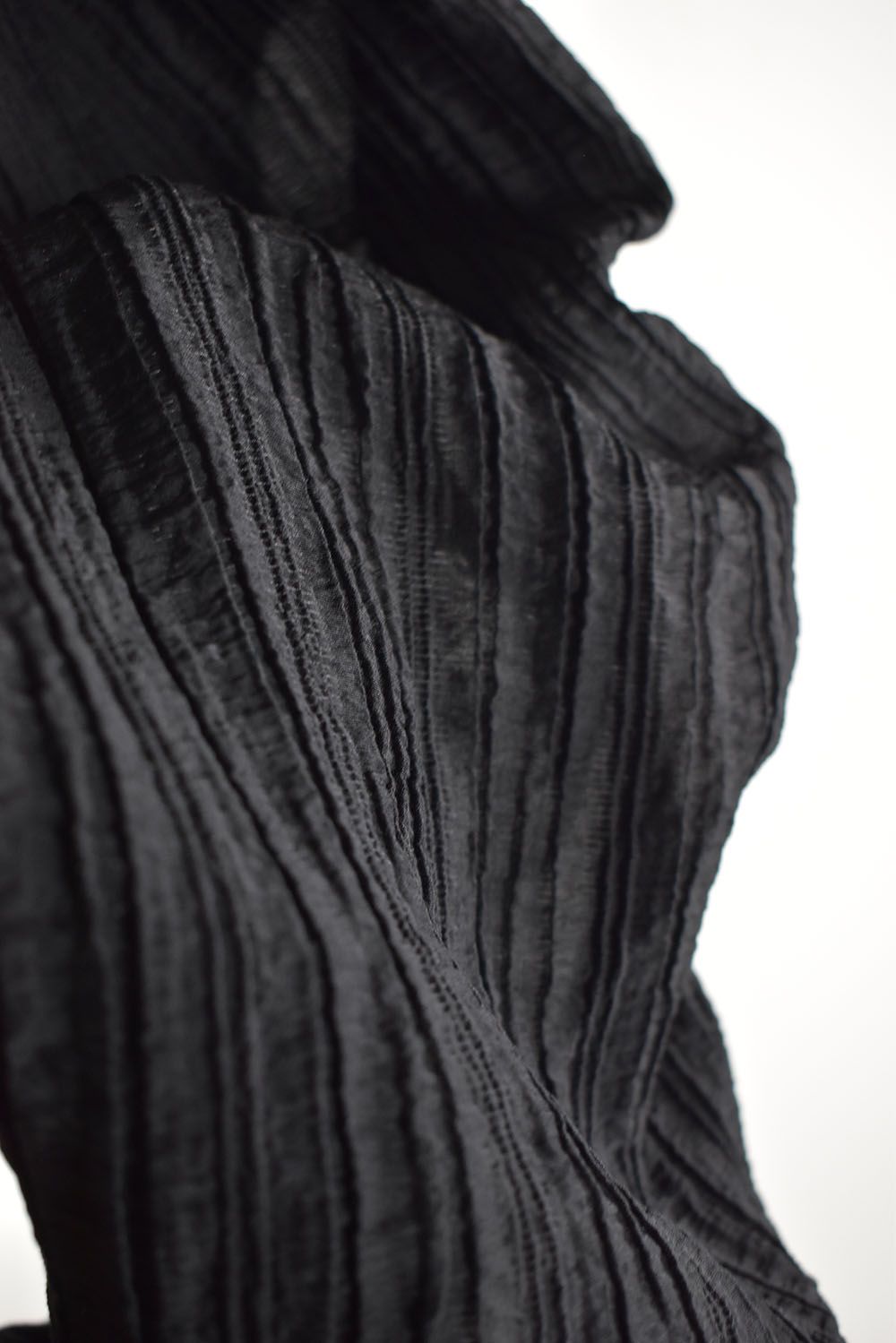 Sheer Yoryu Tuck Shorts"Black" / シアータックショーツ"ブラック"