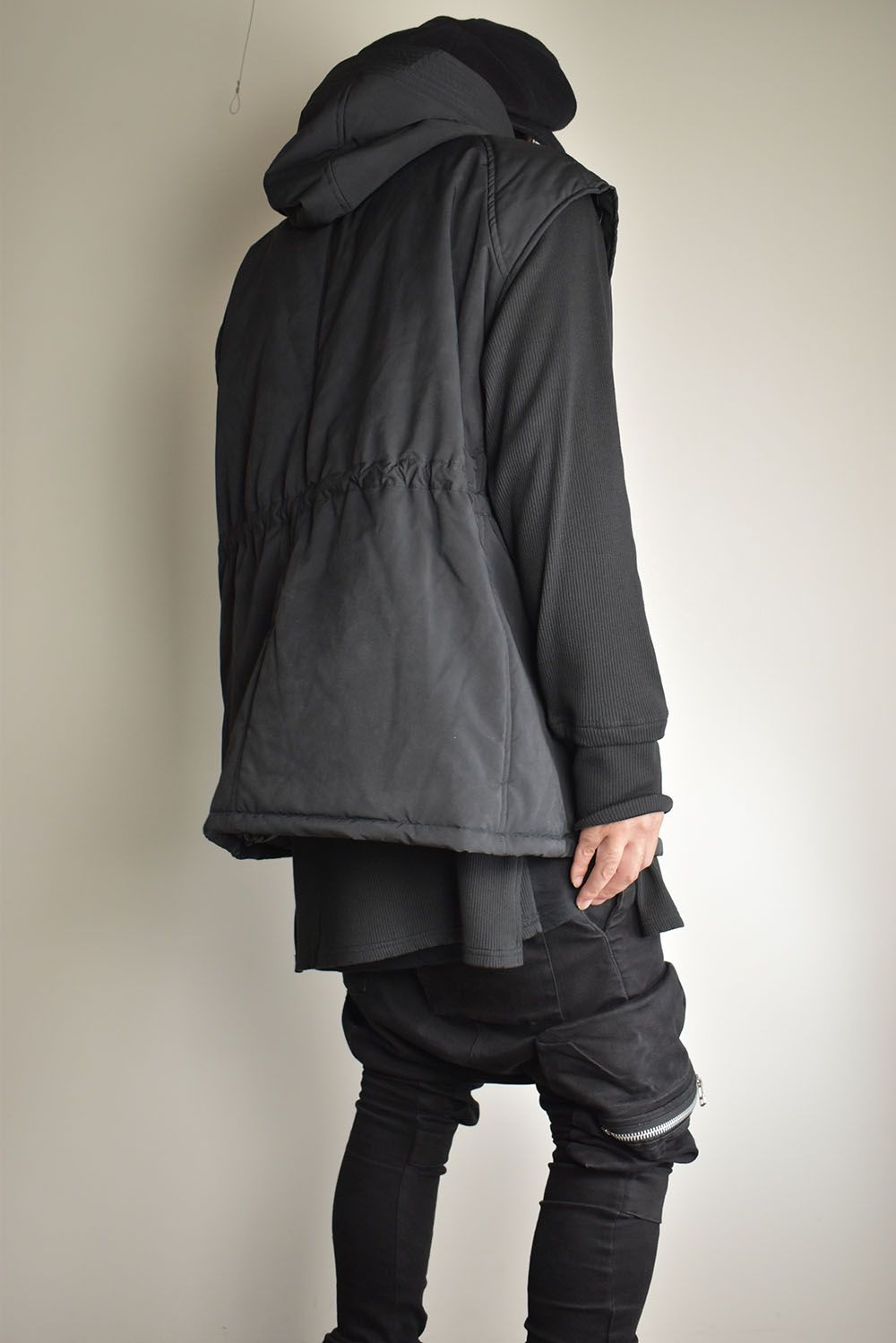 Chill Buster Sleeve Less Parka"Black"/チルバスタースリーブレスパーカー"ブラック"