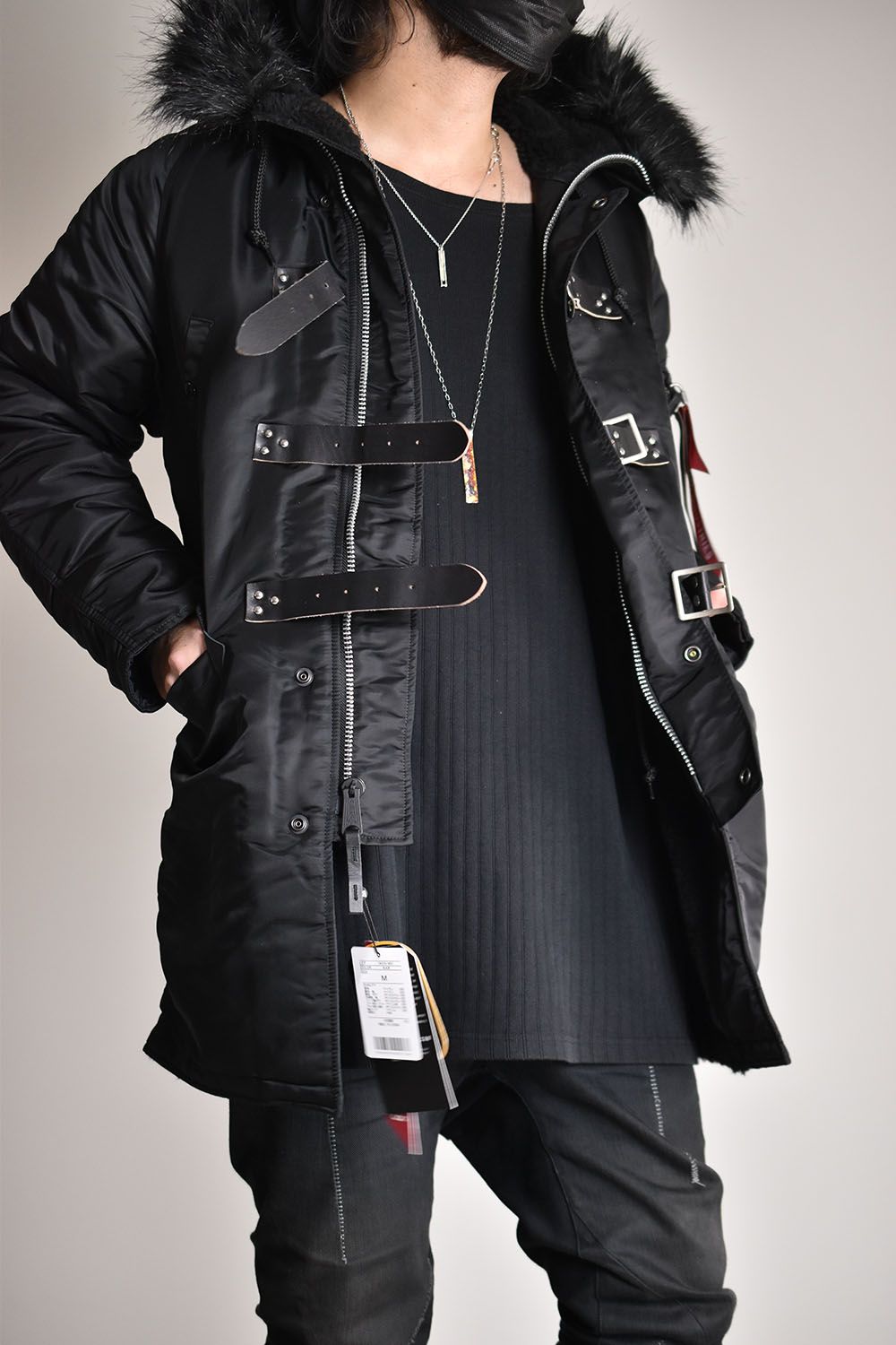 ALPHA ×× BACKLASH N-3B Jacket"Black"/アルファ ×× バックラッシュ N-3Bジャケット"ブラック"