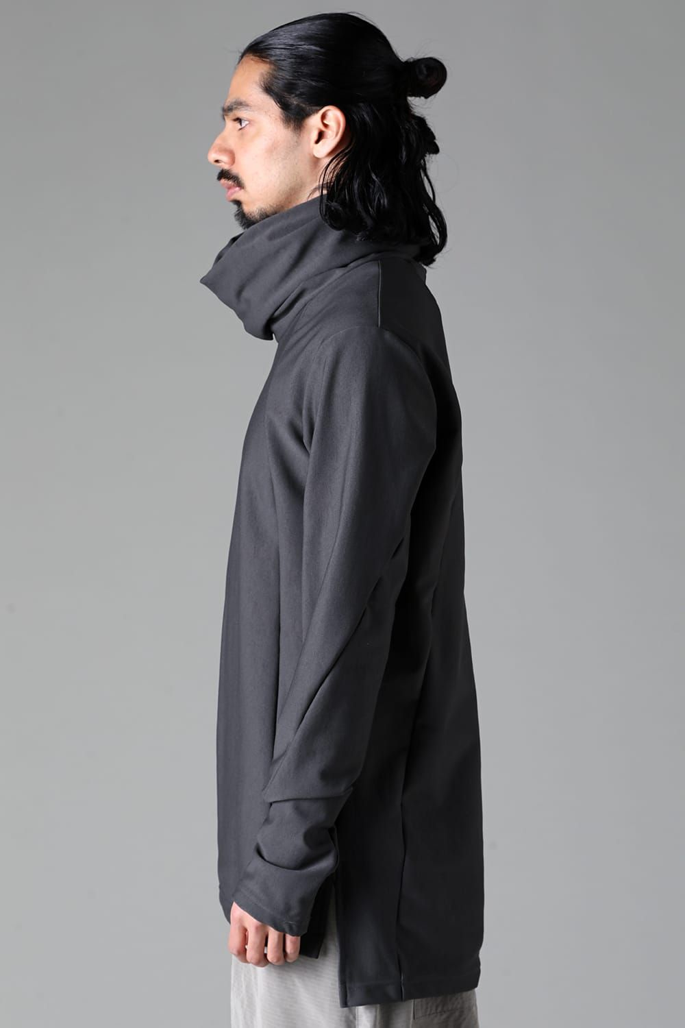 《2025AW先行予約》Thermal High Neck Top"Black / Grey"/サーマルハイネックトップ"ブラック/グレー"