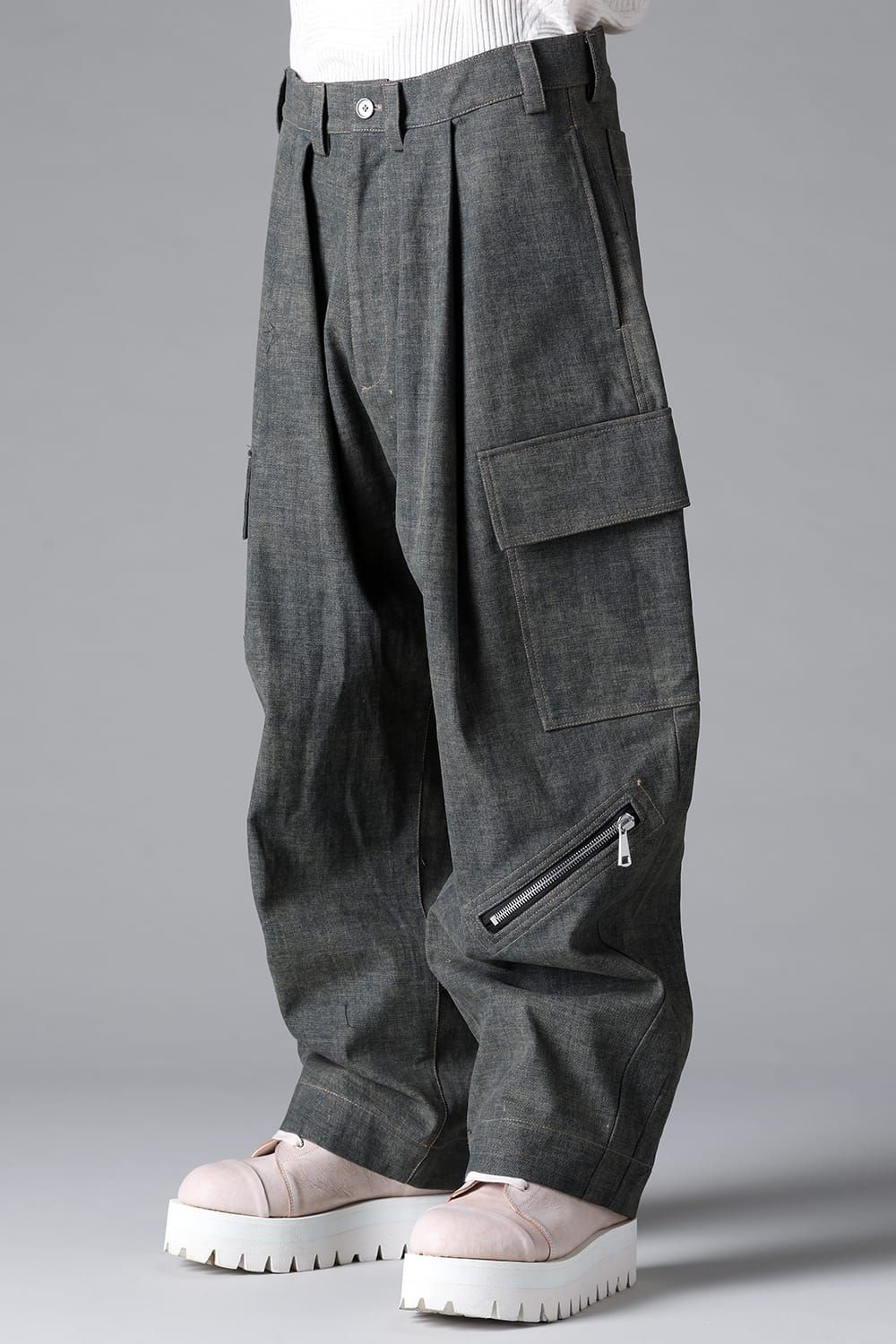《2026SS先行予約》Blended Shades Denim Pants"D.verdigris/L.verdigris/Steel Blue"/ブレンデッドシェイドデニムパンツ" / ダークベルディグリ/ライトベルディグリ/スティールブルー"