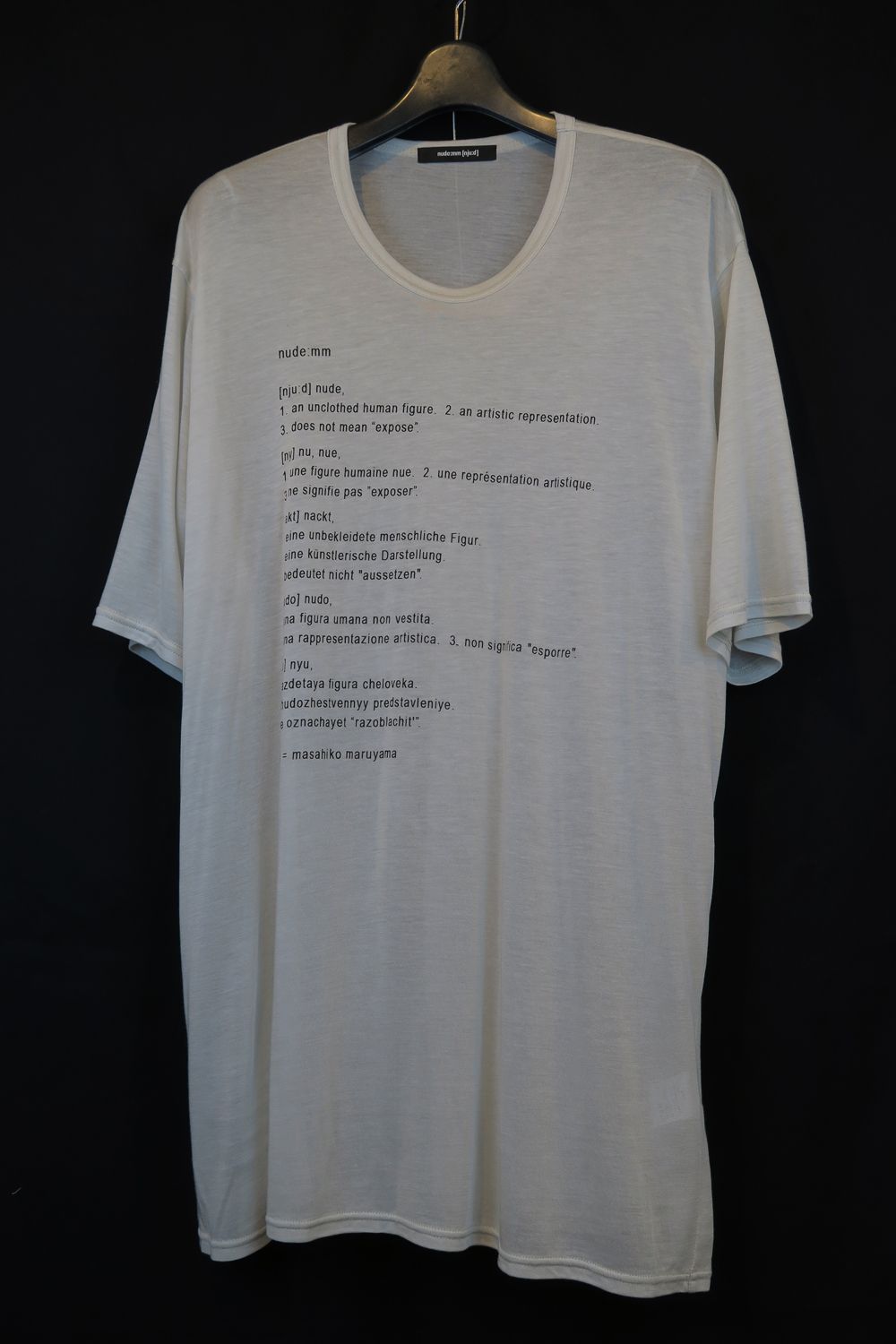 Over Sized Print Short Sleeve Tee"Grey"/オーバーサイズドプリントショートスリーブTee"グレー"