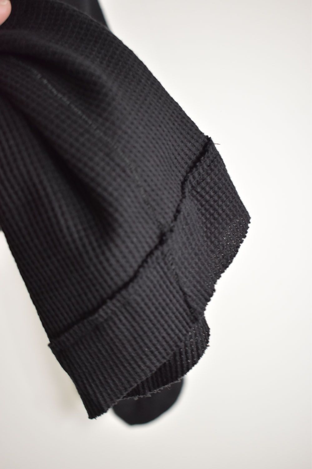 Waffle Sarrouel Pants"Black"/ワッフルサルエルパンツ"ブラック"