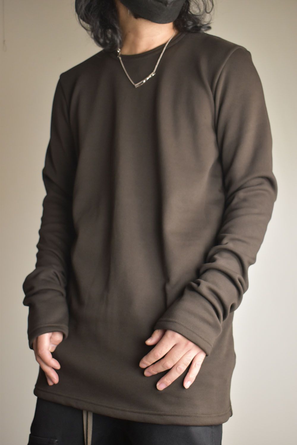 Bomber Heat Crew Neck Top"D.Grey" / ボンバーヒートクルーネックトップ"ダークグレー"