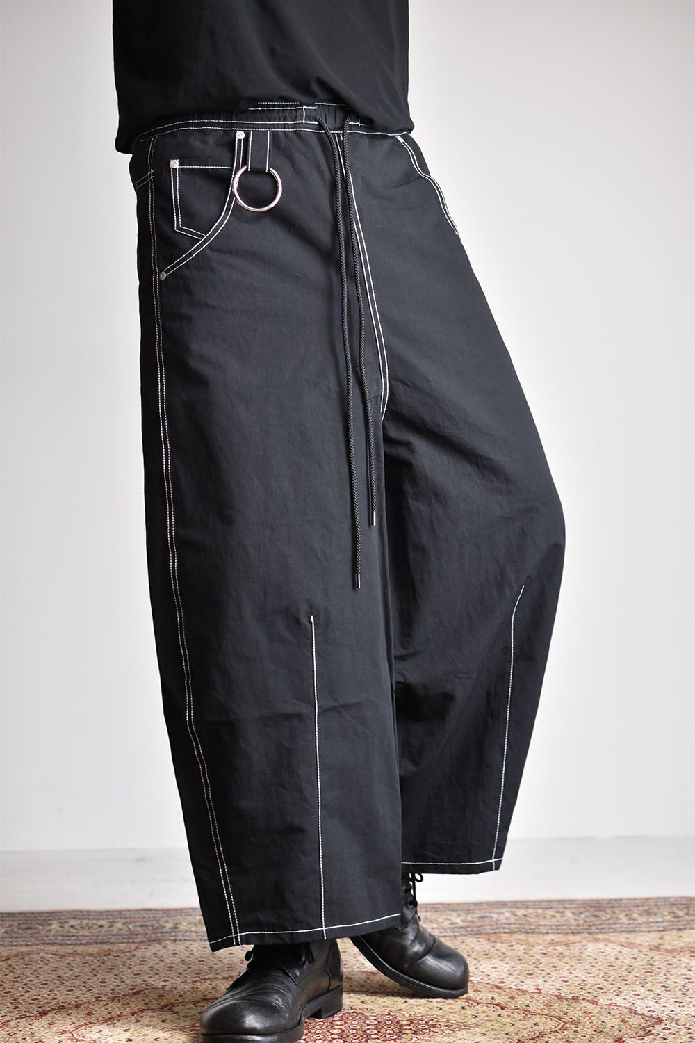 Super Fat Easy Pants"Black"/スーパーファットイージーパンツ"ブラック"