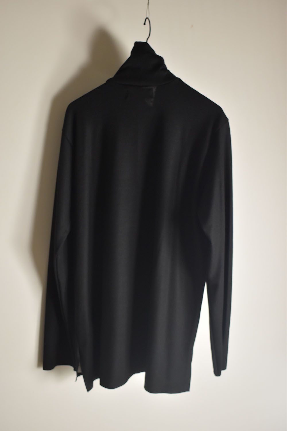 High Neck  Long Pullover "Black" / ハイネックロングプルオーバー"ブラック"
