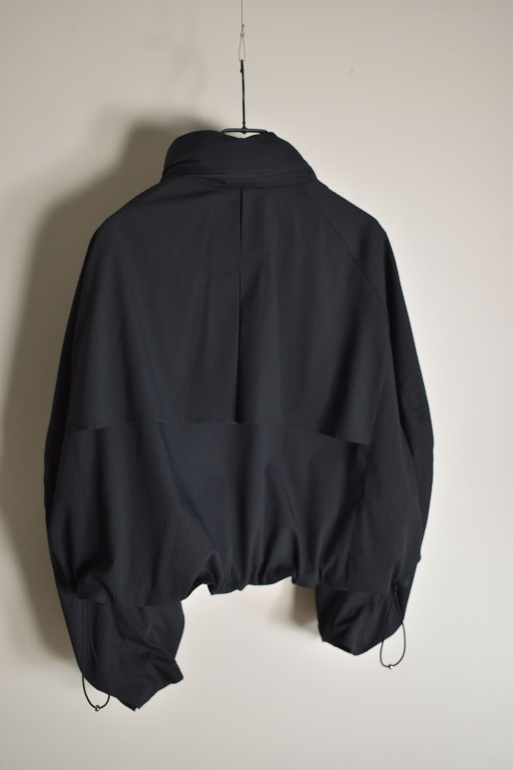 Cropped Hood Blouson"Black" / クロップドフードブルゾン"ブラック"