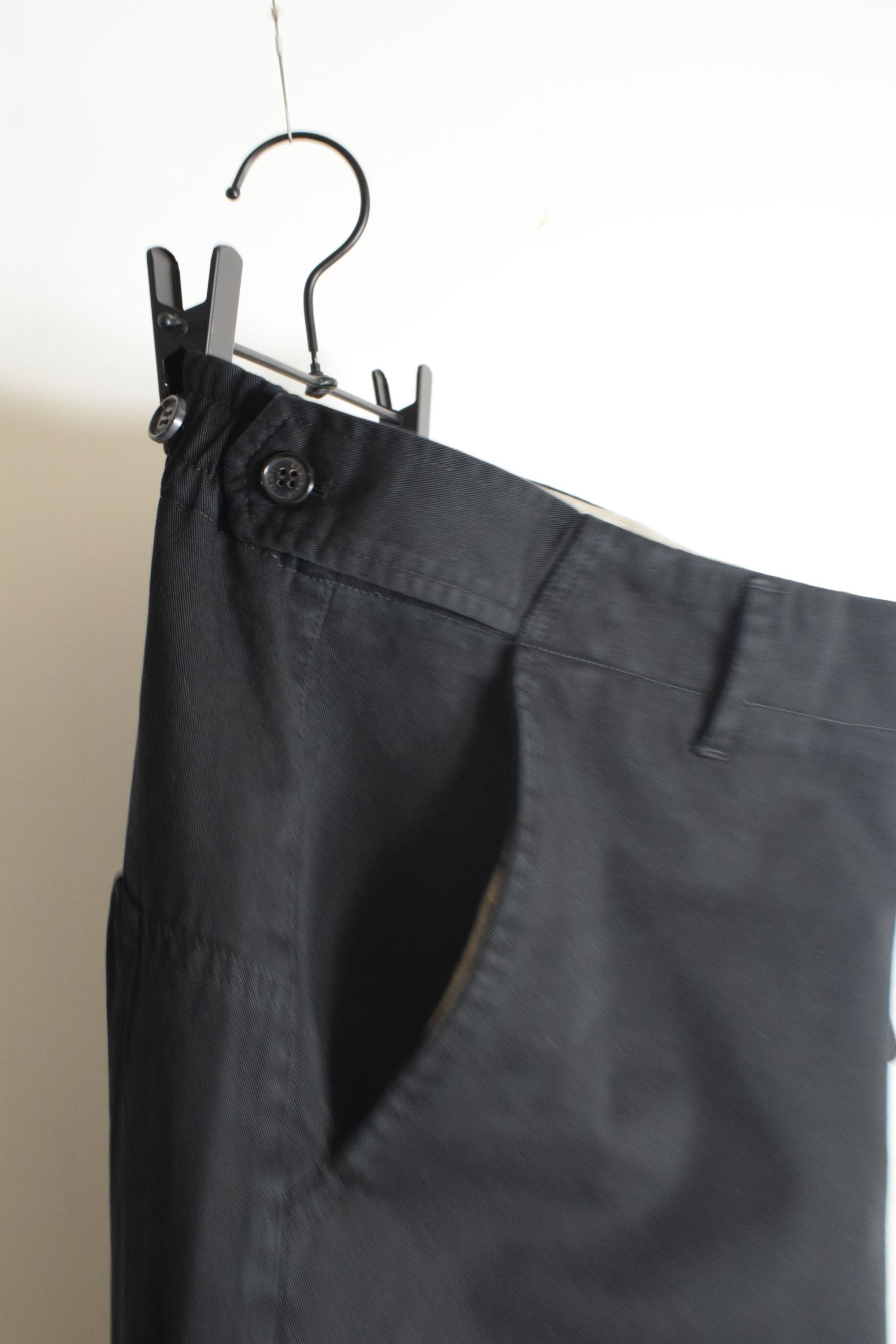 Cargo Flared pants"Black" / カーゴフレアパンツ"ブラック"