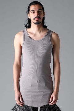 《2025AW先行予約》Rib Tank Top"Black / White /G.Beige / Grey / L.Beige" / リブタンクトップ"ブラック/ホワイト/グレーベージュ/グレー/ライトベージュ"