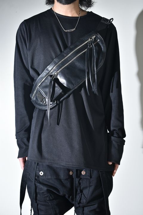 Leather Body Bag"Black" / レザーボディバッグ"ブラック"