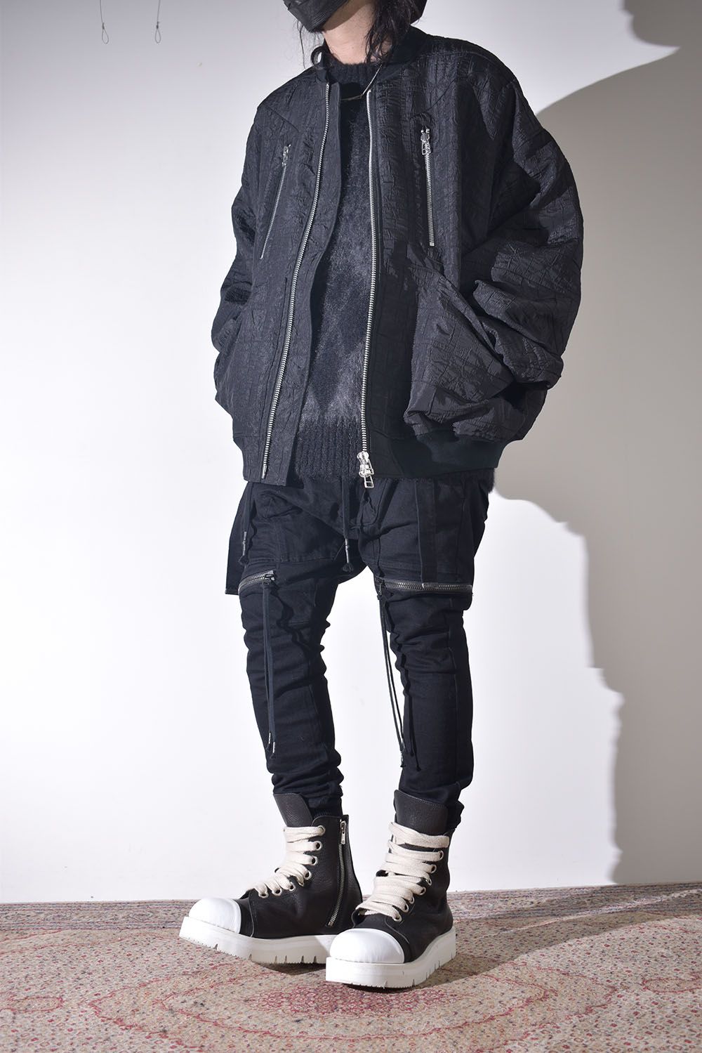 汎用性の高いMA-1とモヘアニット