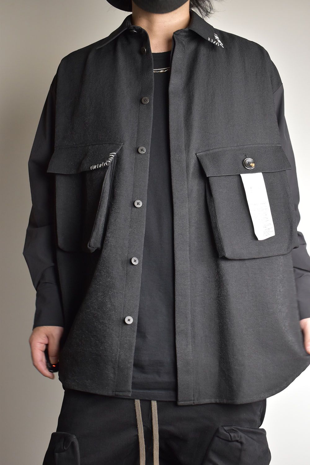 Shirts Jacket"Black"/シャツジャケット"ブラック"