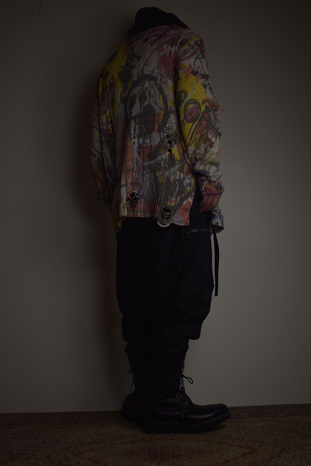 カラフルなプリントで楽しむ春ニット