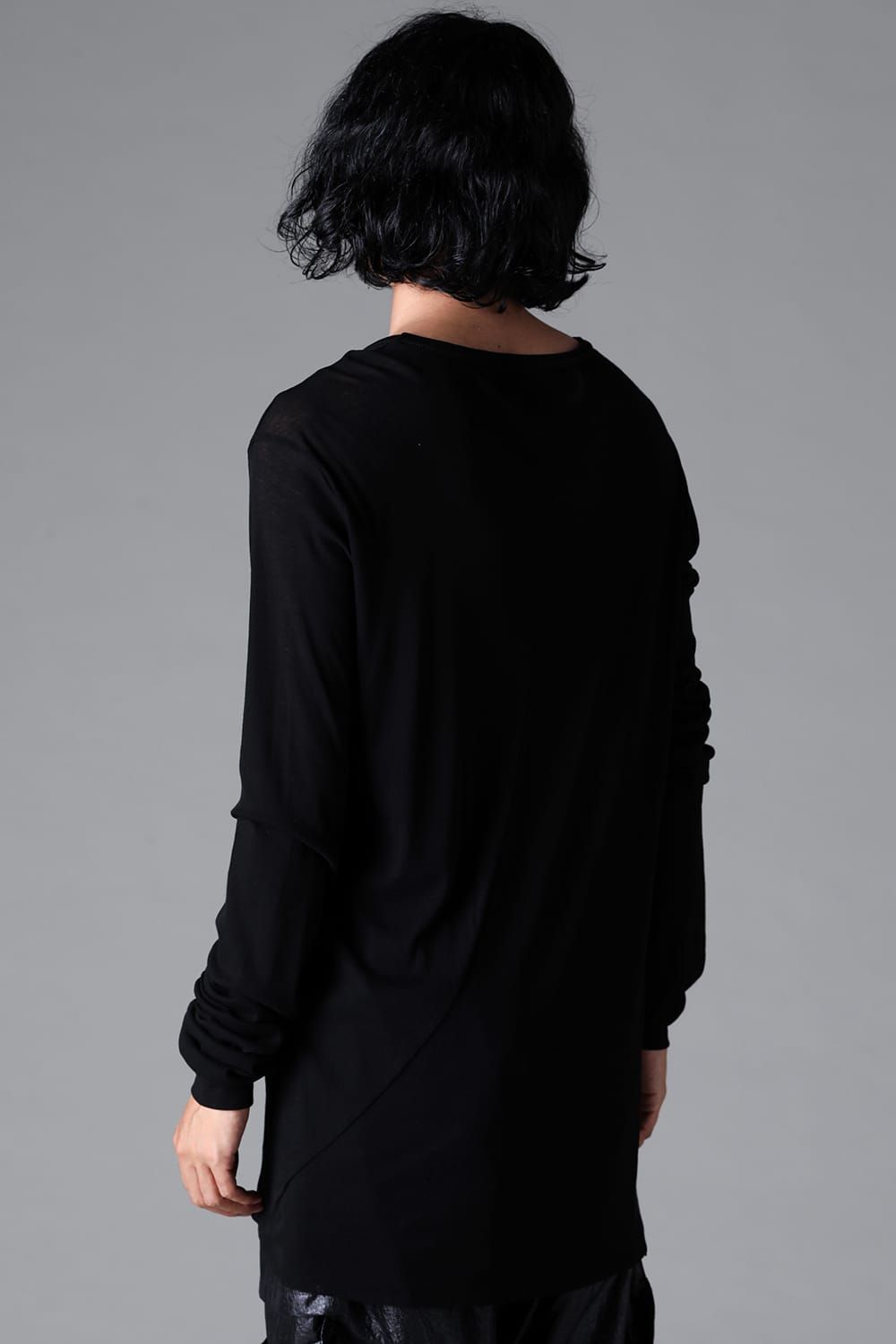 《2026SS先行予約》Gauze Jersey Long Sleeve"Black / Cream /White /Stone /Brown" / ガーゼジャージーロングスリーブ"ブラック/クリーム/ホワイト/ストーン/ブラウン"