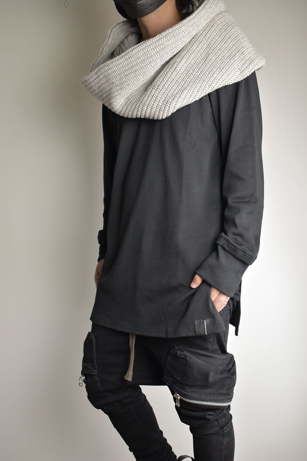 Knit Snood "Oyster Grey" / ニットスヌード"オイスターグレー"