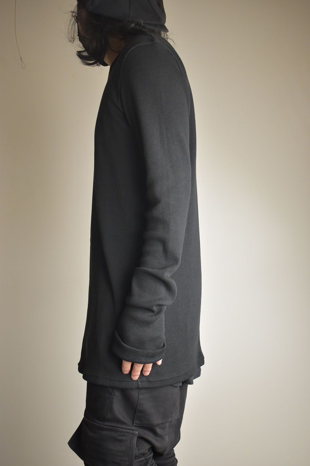 Crew Neck Top"Black" / クルーネックトップ"ブラック"