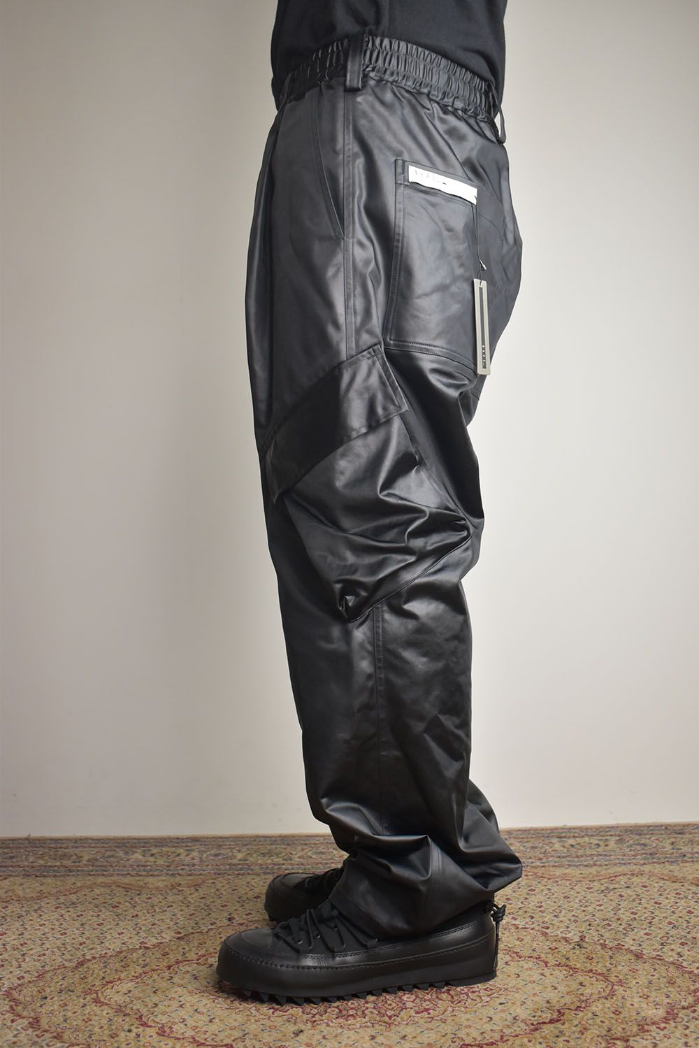 Heavy Satin Cargo Pants"Black" / ヘビーサテンカーゴパンツ"ブラック"