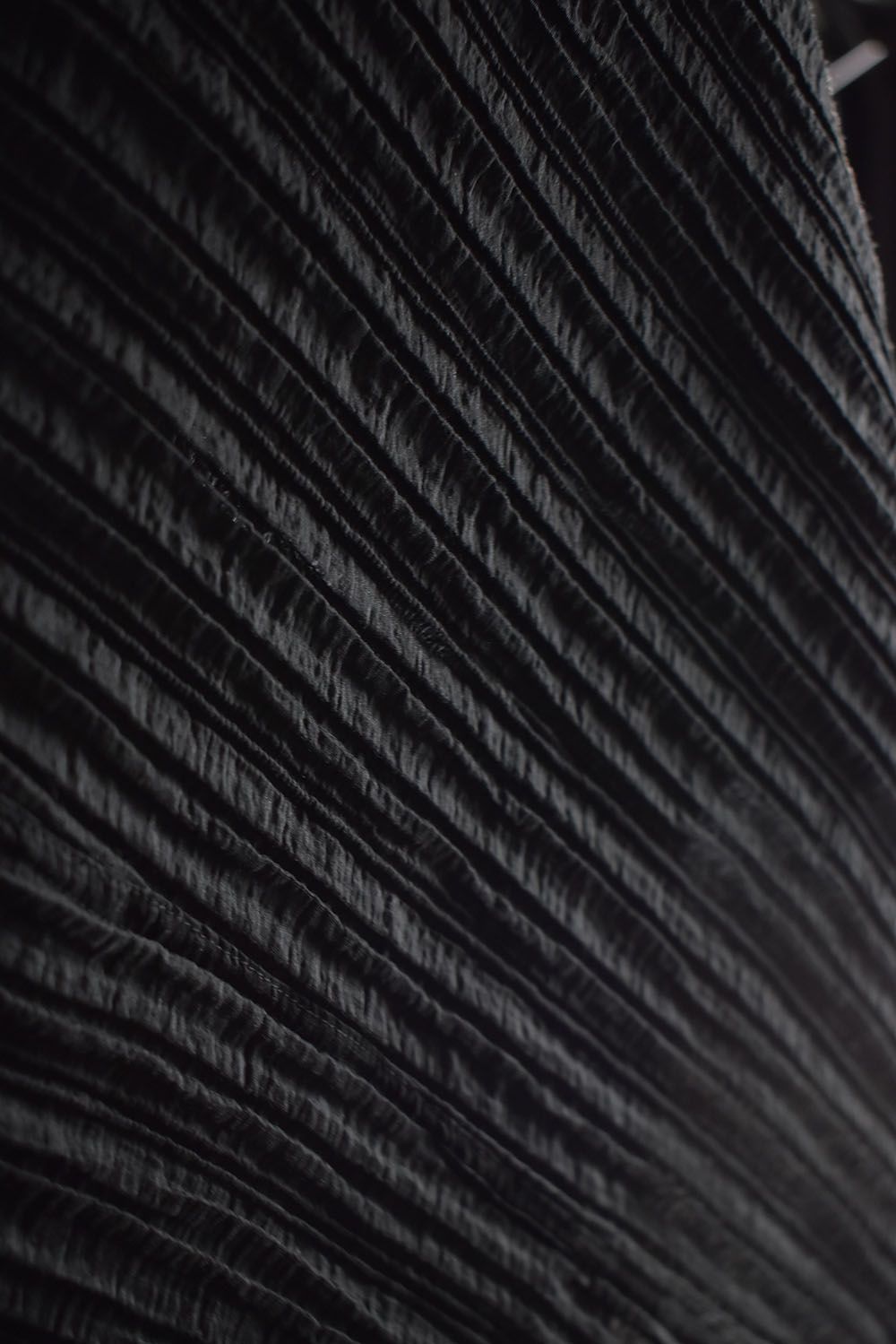 Sheer Yoryu Hoodie Shirts"Black"/シアーフーディシャツ"ブラック"