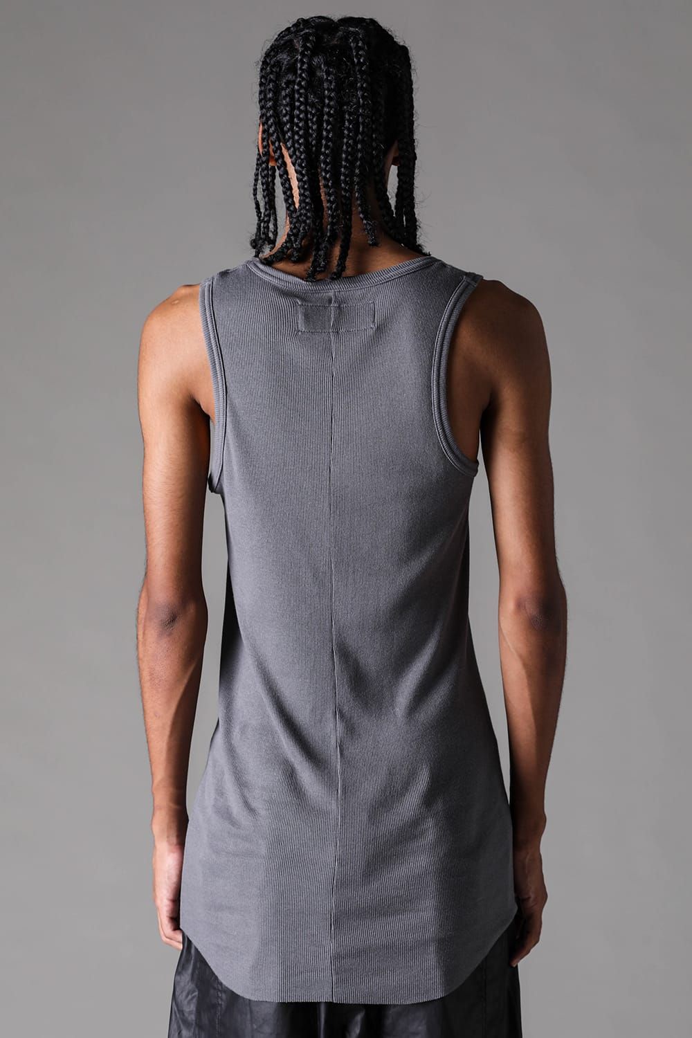 《2027SS先行予約》Regular Rib Tank Top"Grey" / レギュラーリブタンクトップ "グレー"