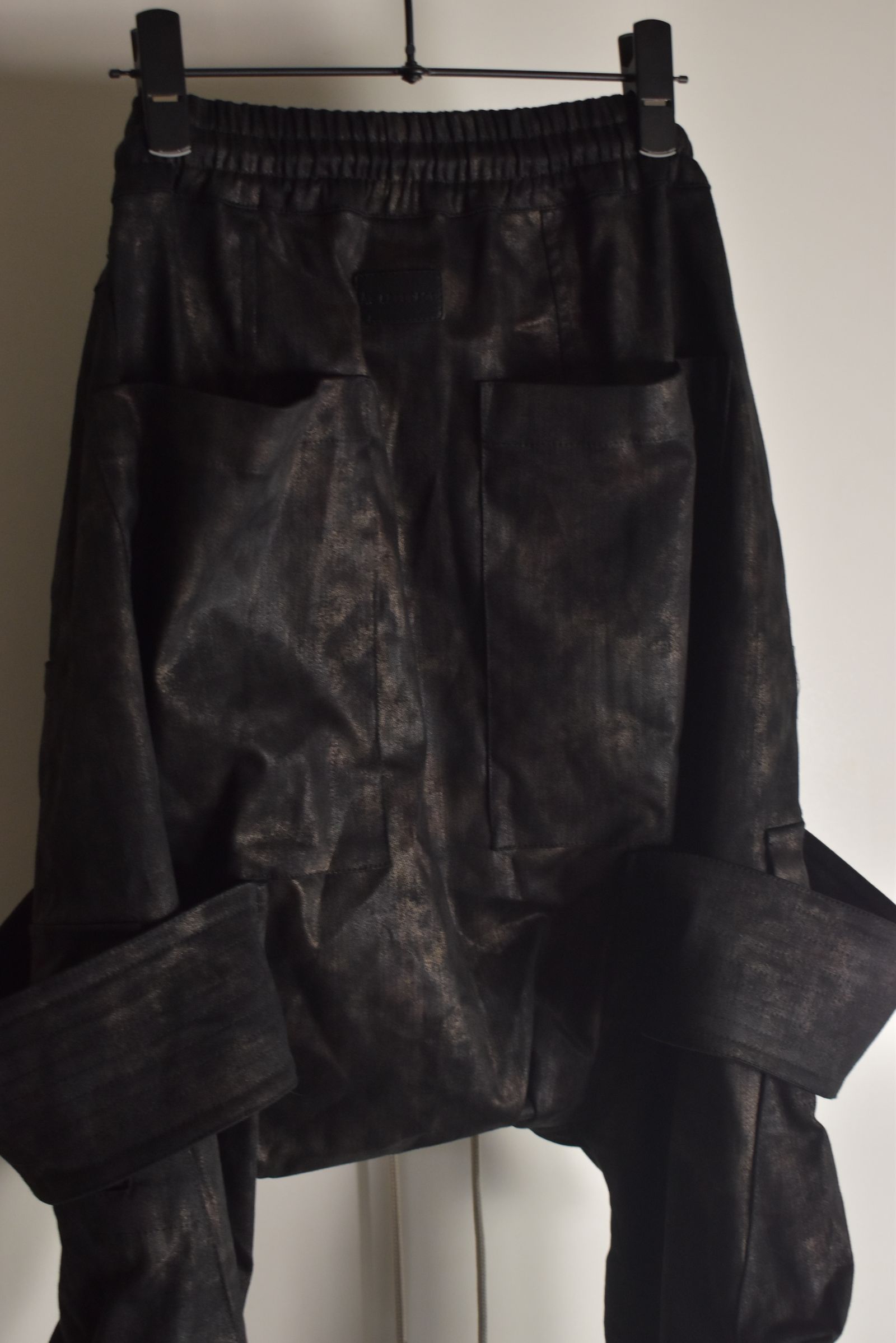 Metal Steam Camouflage Belt Cargo Jogger"Black × Brown" / メタルスチームカモフラージュ ベルトカーゴジョガー"ブラック×ブラウン"