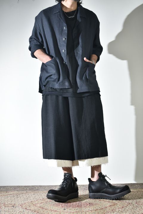 ラフな着方もあり