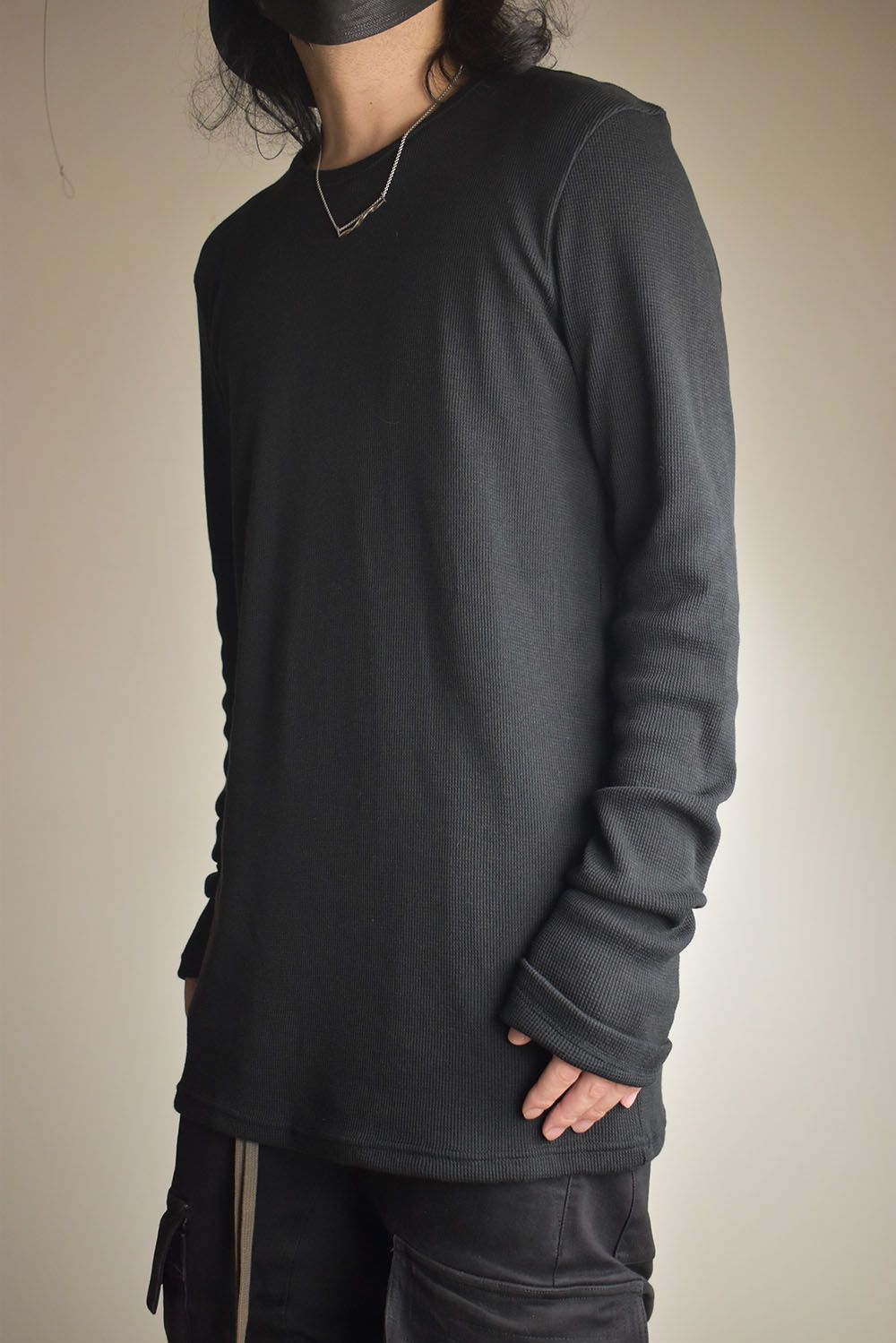 Crew Neck Top"Black" / クルーネックトップ"ブラック"