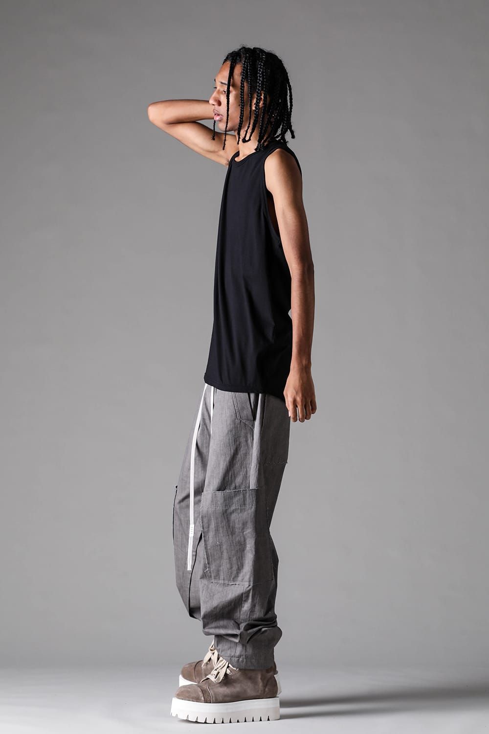 《2027SS先行予約》Regular  Tank Top"Black / Ivory / Grey / Greige" / レギュラータンクトップ "ブラック / アイボリー /グレー / グレージュ"