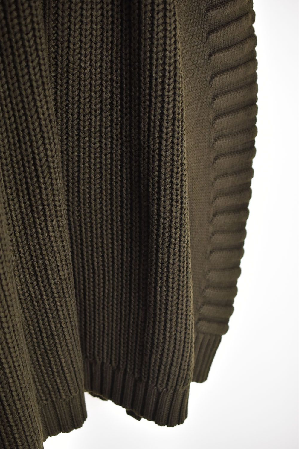 Low Gauge Knit Raglan Pullover"Khaki"/ローゲージニットラグランプルオーバー"カーキ"