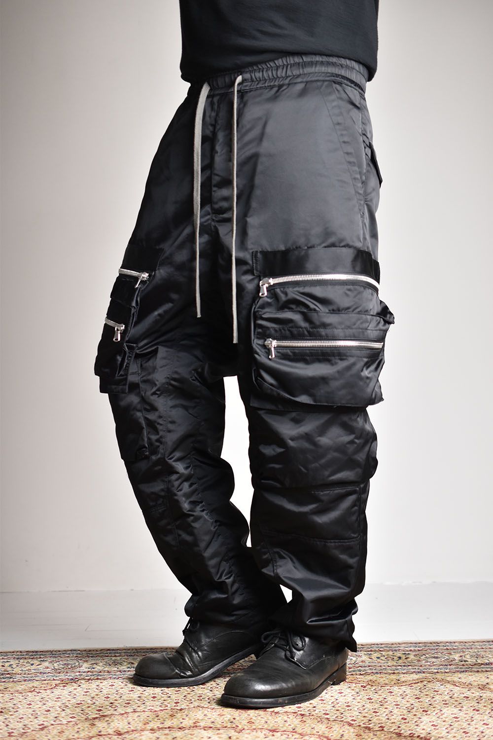 Cargo Wide Trousers"Black"/カーゴワイドトラウザーズ"ブラック"