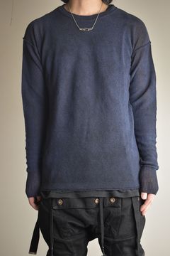 7G Paper Yarn Knit Pullover"Navy" / 7Gペーパーヤーンニットプルオーバー"ネイビー"