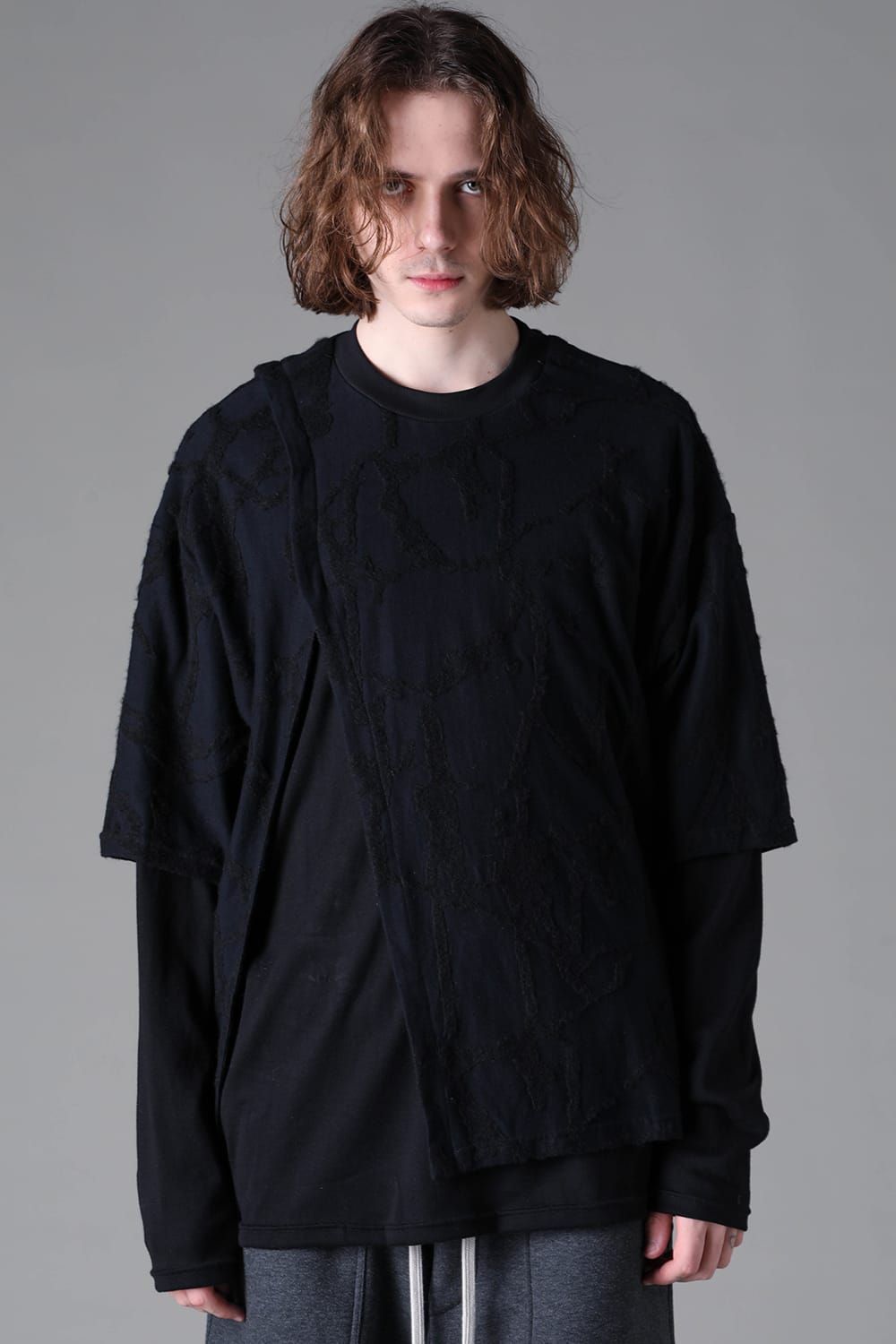 《2026AW先行予約》Leyerd Long Sleeve "Black " / レイヤードロングスリーブ"ブラック"