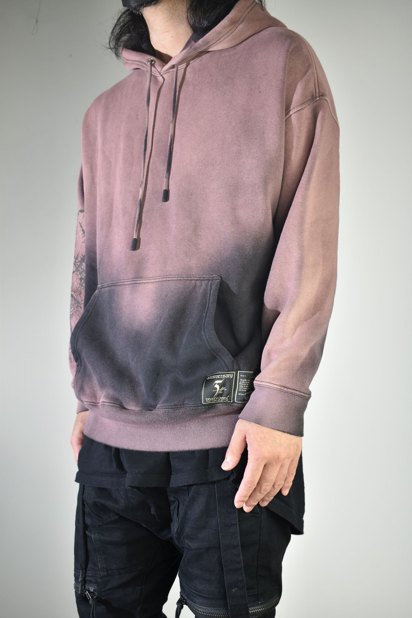 Nostalgothica Hoody "Black" / ノスタルゴシカ フーディ"ブラック"