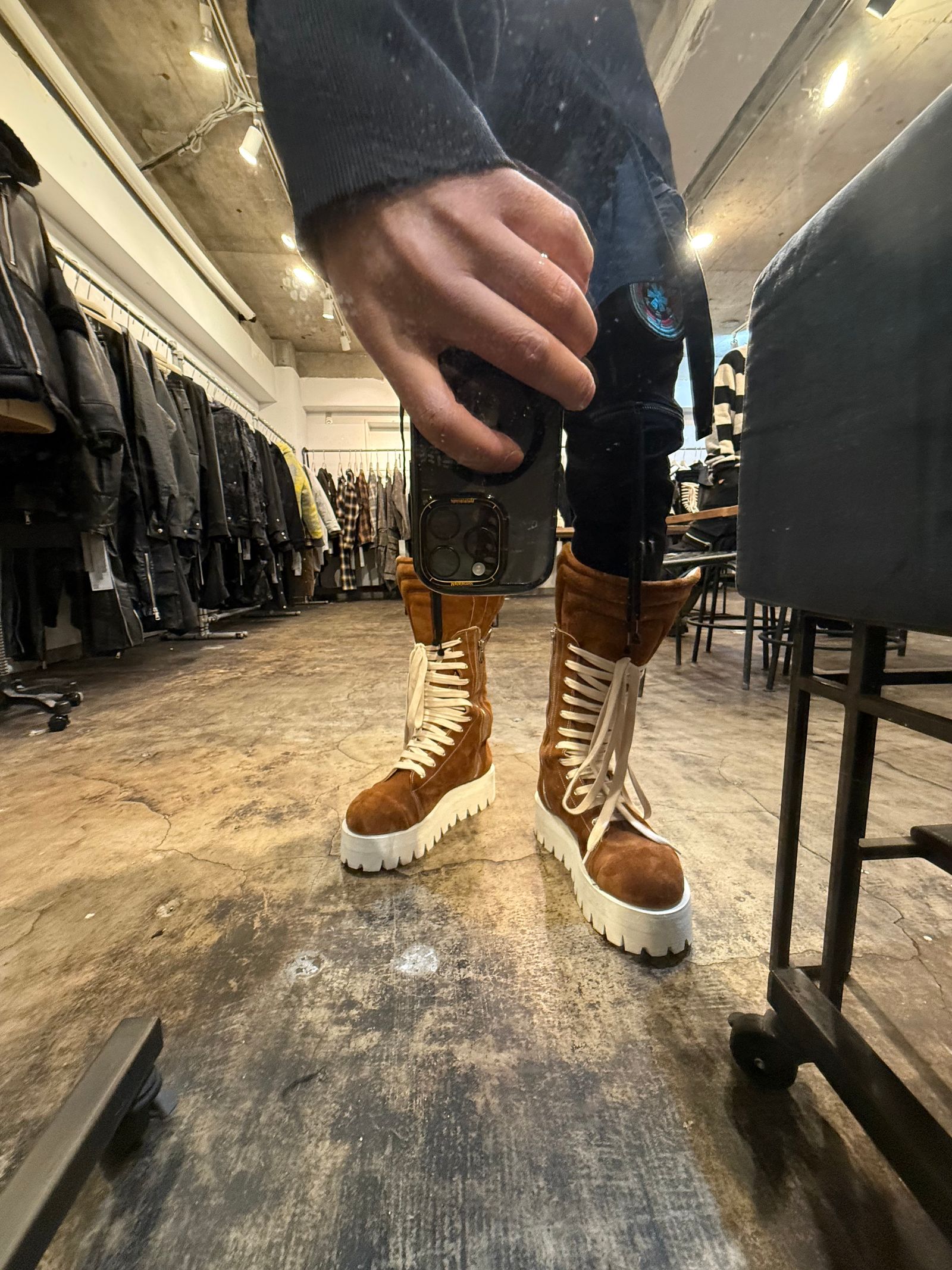 《2026AW先行予約》Torqe High Boots"Black × White / Brown × White /All Black" / トルクハイブーツ"ブラック×ホワイト / ブラウン×ホワイト /オールブラック"