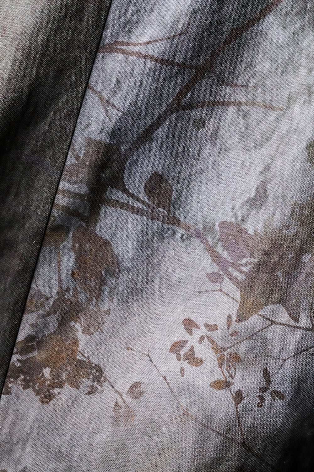 《2027SS先行予約分》Inkjet-Printed 30/- Cotton S/ST-Shirt"Charcoal" / インクジェットプリント30/-天竺ショートスリーブTee"チャコール"