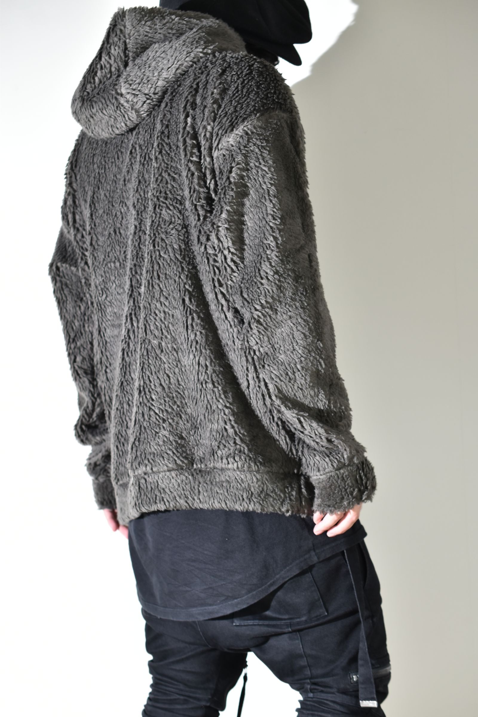 Oversized Pullover Hoodie "Charcoal" / オーバーサイズプルオーバーフーディ"チャコール"