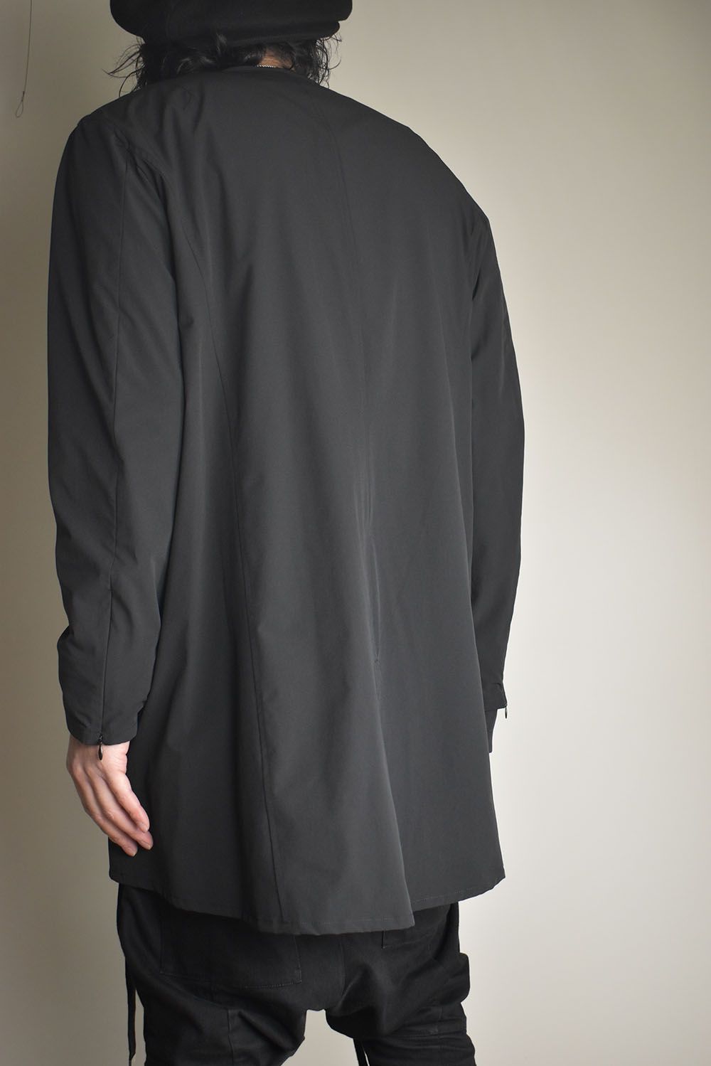 Anorak Jerseey Coat"Black" / アノラックジャージーコート"ブラック"