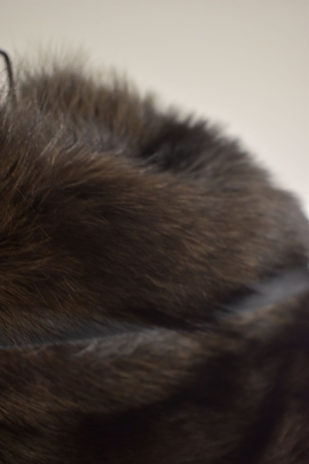 Coyote Fur Stole “Charcoal” / コヨーテファーストール"/チャコール"